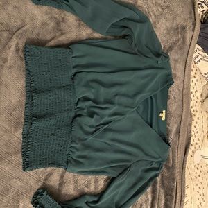 Dark green blouse size extra large